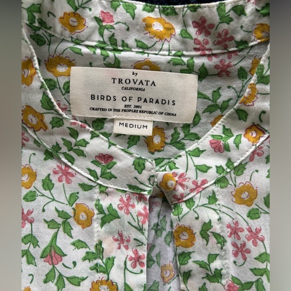 Trovata Birds of Paradis Bailey Blouse, medium - Picture 3 of 4